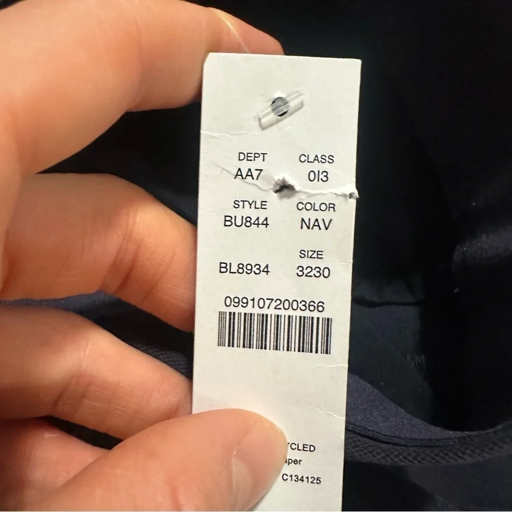 J crew navy 770™ Straight-fit midweight tech pant